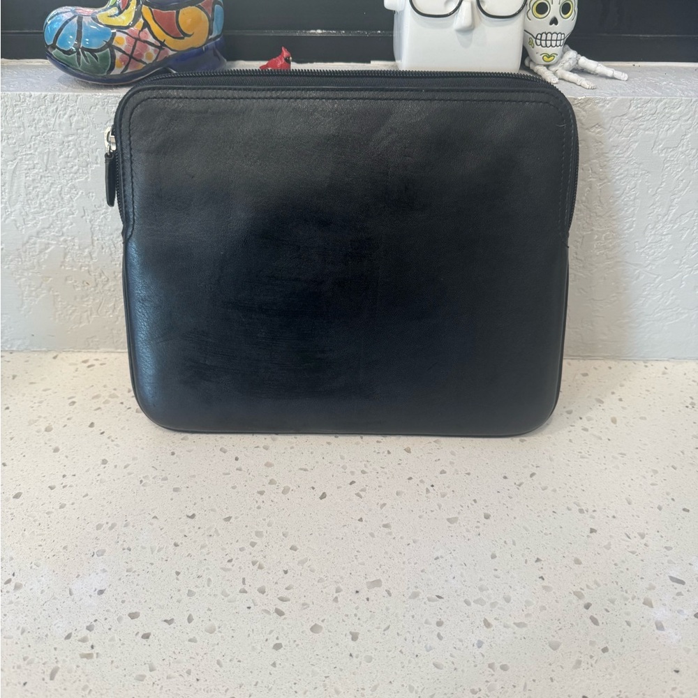 Coach Black Leather Laptop Bag - Picture 6 of 7